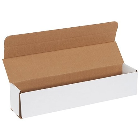 Bsc Preferred 17-1/2 x 3-1/2 x 3-1/2'' White Corrugated Mailers, 50PK BUY00014649